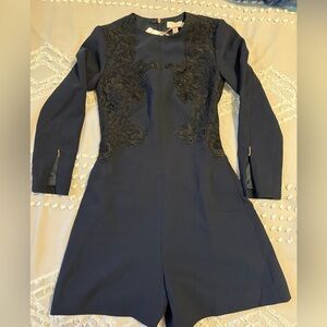 Ted Baker Romper navy with black lace